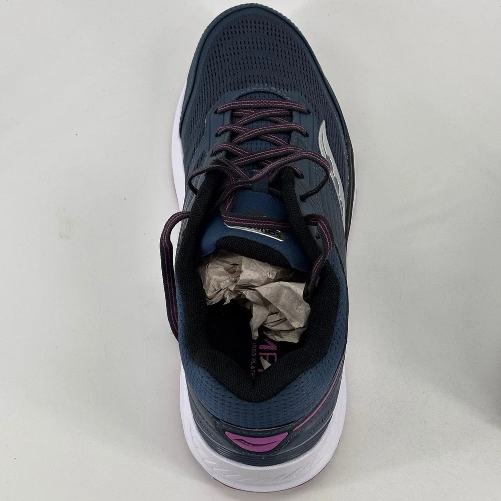 Saucony Echelon 8 Women Size 8.5 Alloy Sky Blue Purple Running Shoes S10576-25